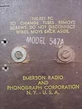 EMERSON 547A