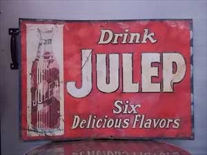 Julep Tin Sign